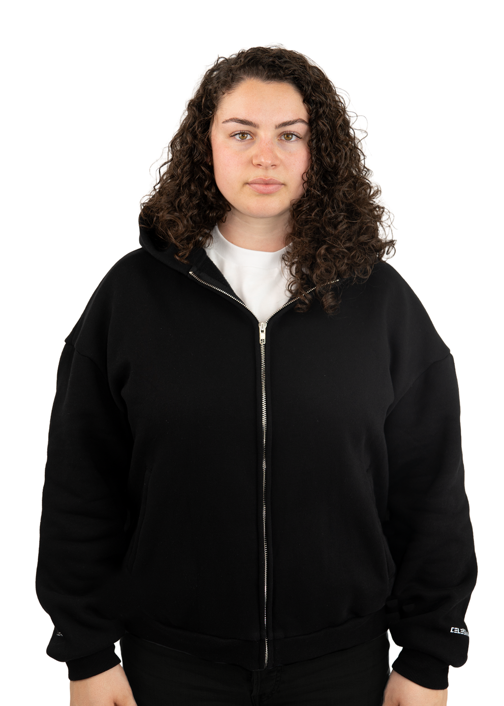 Celestial Zipped Hoodie Stone